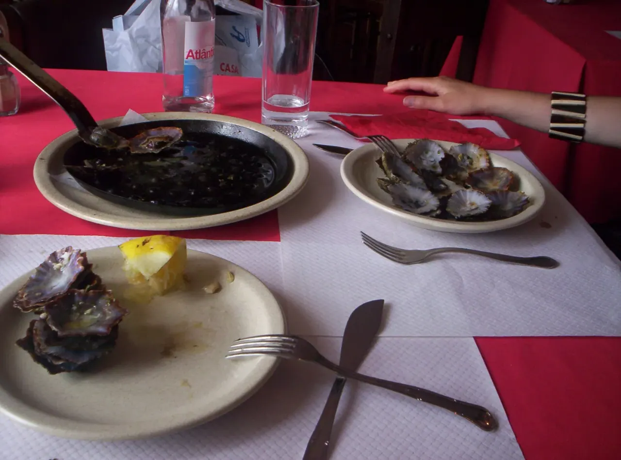 Grilled Limpets, a dish of Madeira